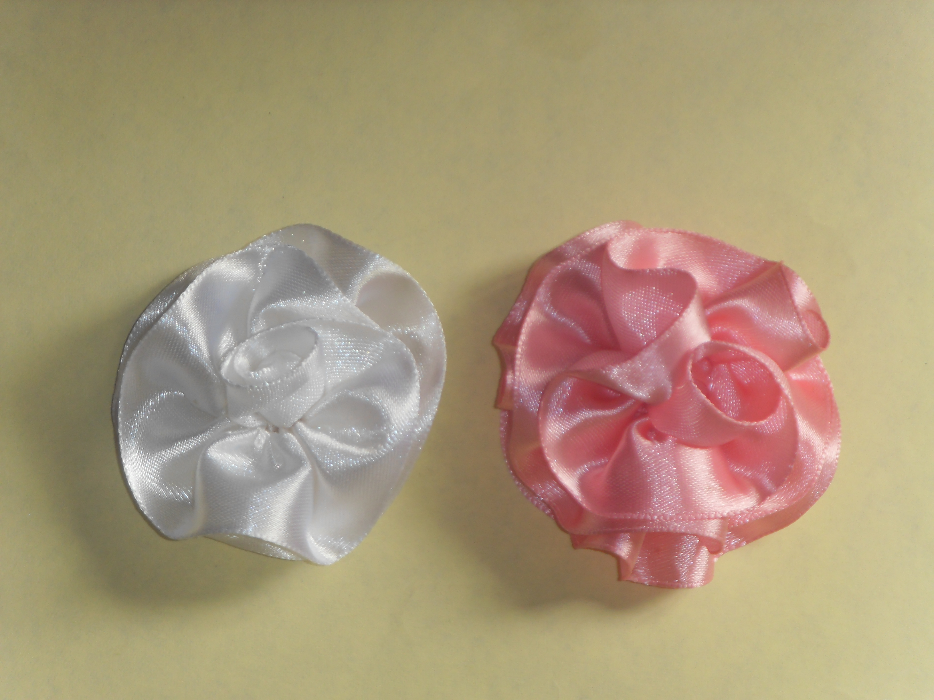 How to Make Ribbon Flowers / Roses - Video Tutorial